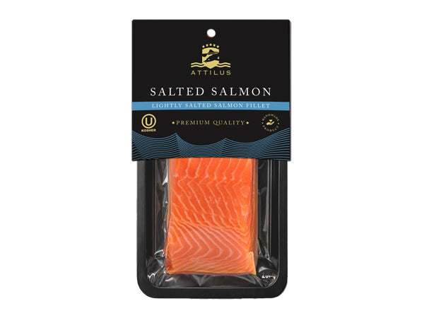 Licht gezouten zalm