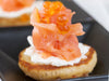 Lightly salted Salmon sliced